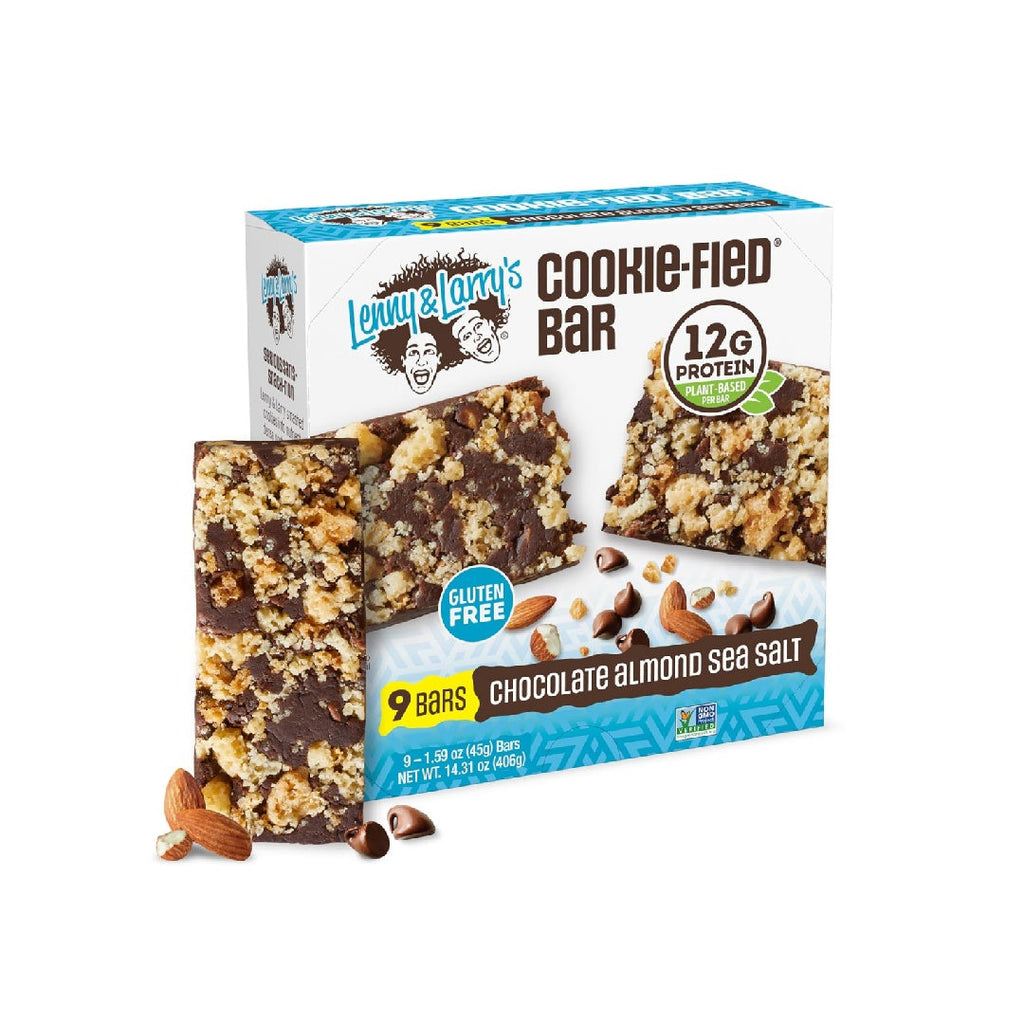 Lenny & Larry's Cookie-Fied Protein Bars – 9x45g – Contains 12g plant-based protein and 5g fiber