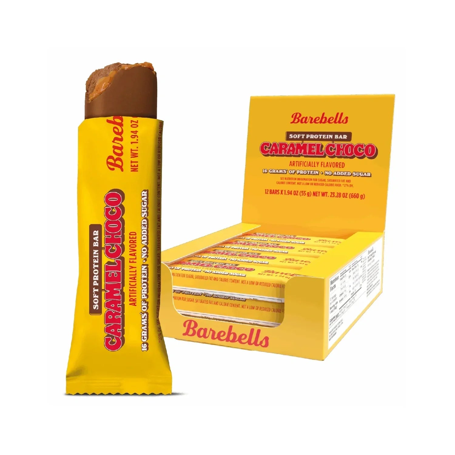 Barebells Protein Bars  - 12 Count, 20g High Protein Treats - Chocolate Nutrition Bar with 1g Total Sugars