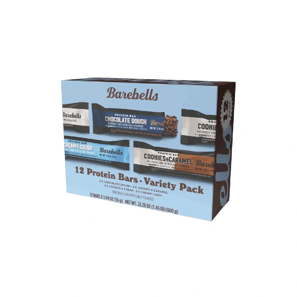 Barebells Protein Bars  - 12 Count, 20g High Protein Treats - Chocolate Nutrition Bar with 1g Total Sugars