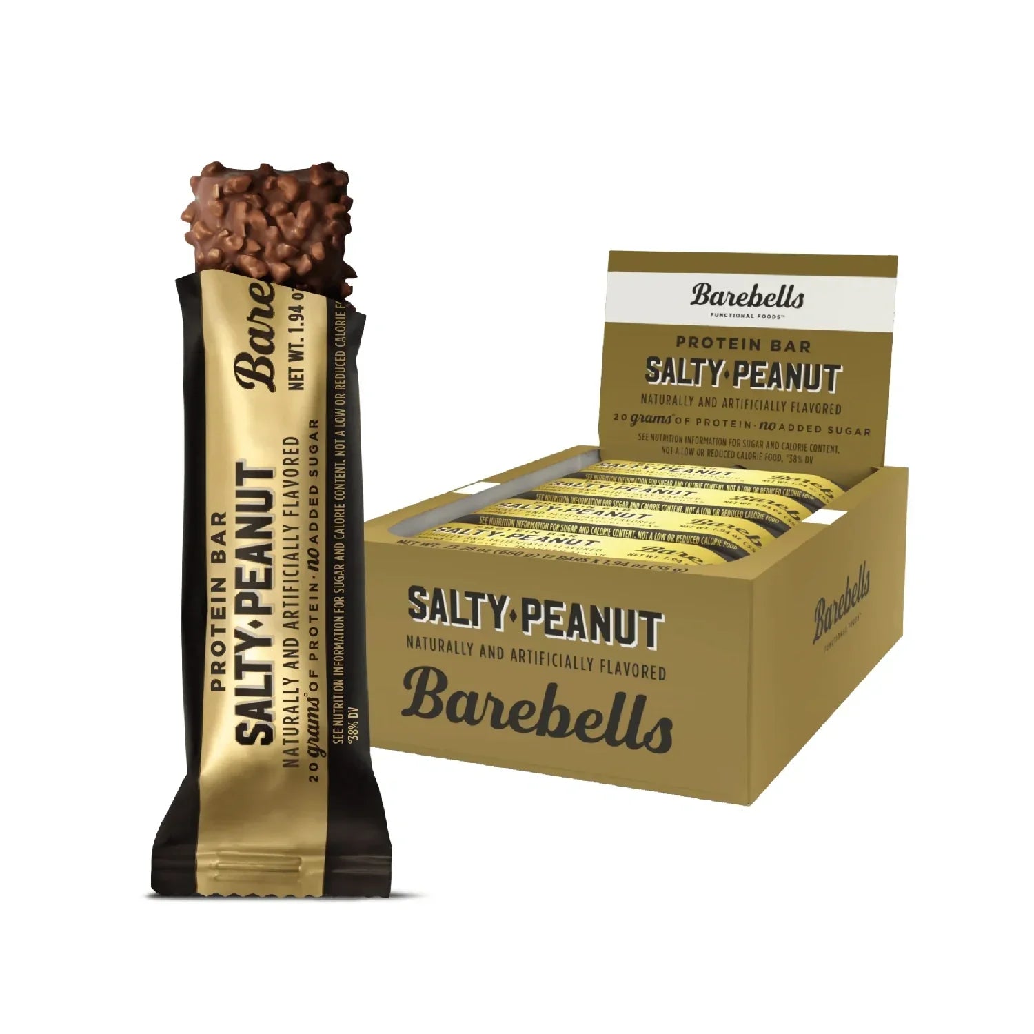 Barebells Protein Bars  - 12 Count, 20g High Protein Treats - Chocolate Nutrition Bar with 1g Total Sugars
